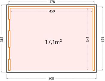 Garden house floor plan